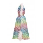 Unicorn Dragon Cape Rainbow Reversible 